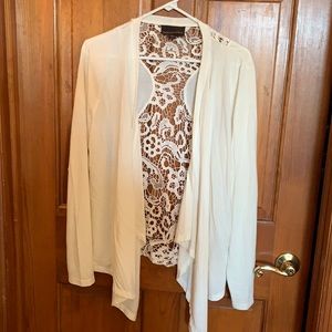 Cream color cardigan